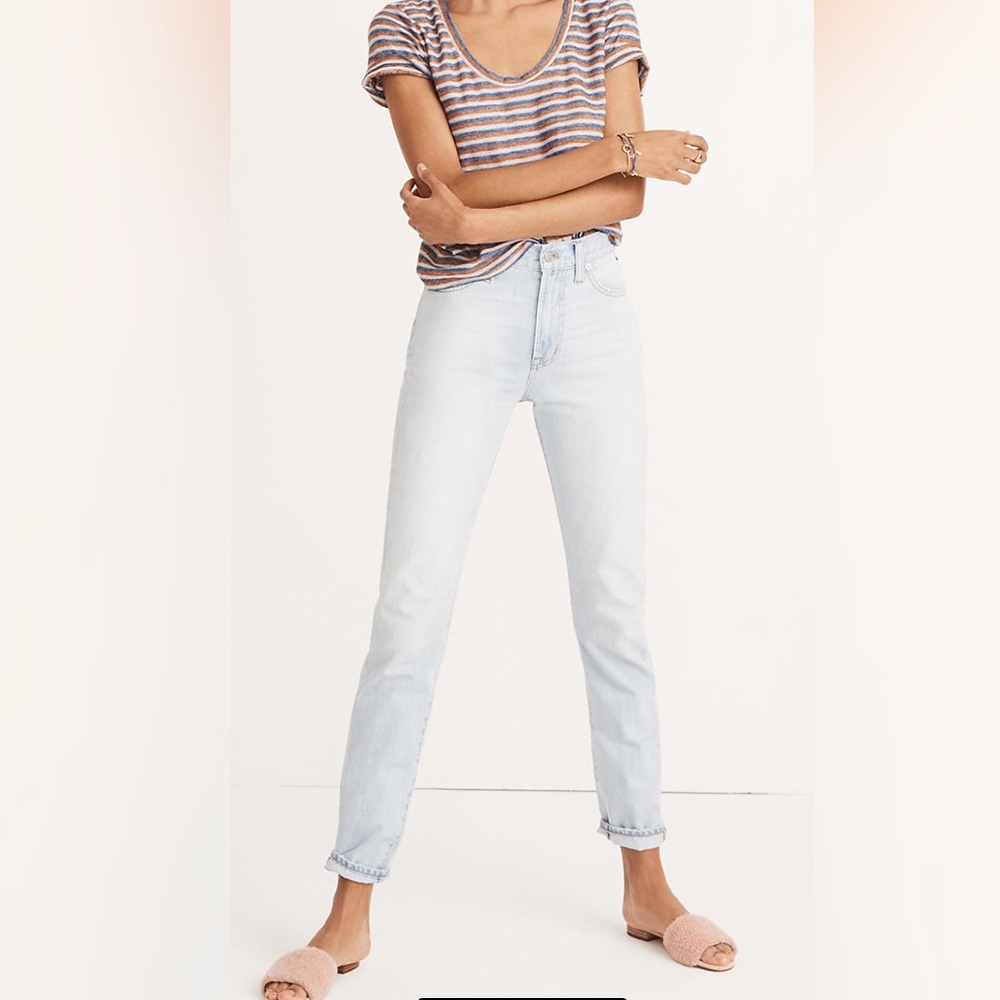 NWT Madewell Perfect Vintage Straight in Fitzgerald wash size 25